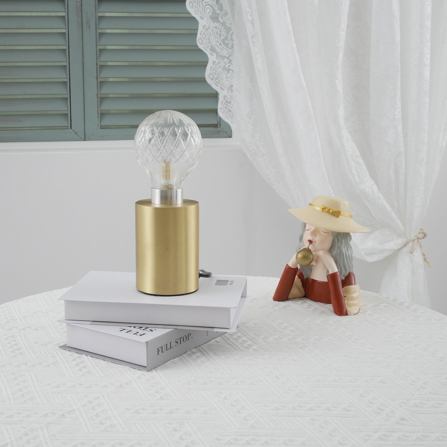 Lampe de Table en Cristal - Éclat Luxueux et Lueur Ambiante