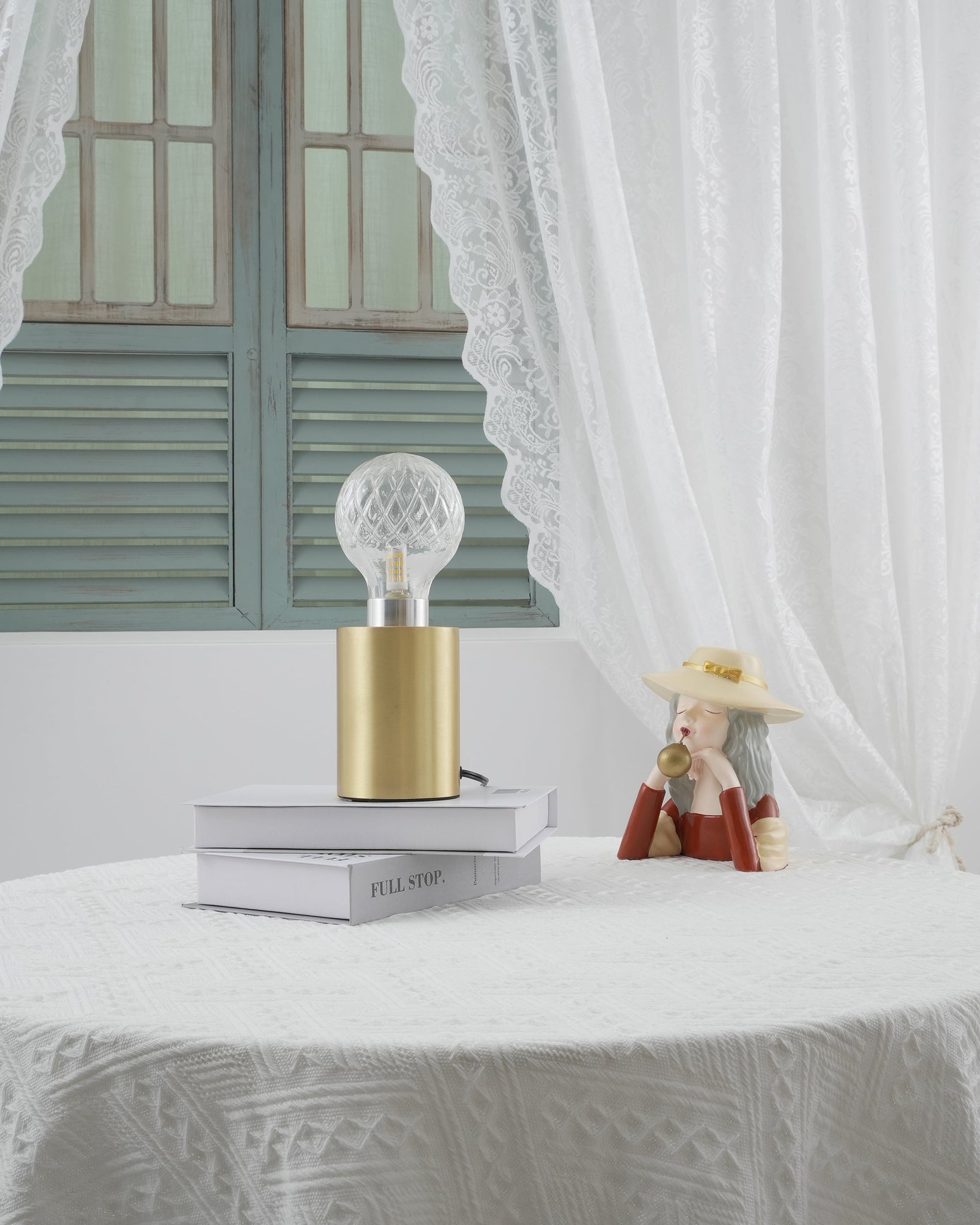 Lampe de Table en Cristal - Éclat Luxueux et Lueur Ambiante