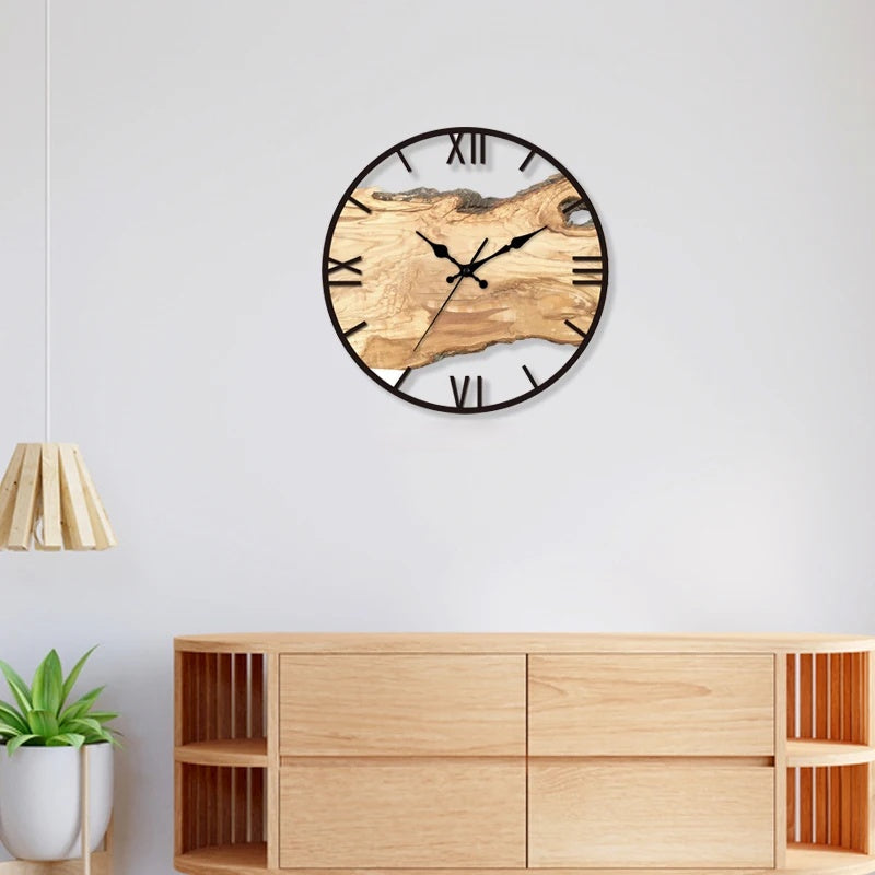 Horloge Murale Transparente Moderne - Design Élégant et Précis