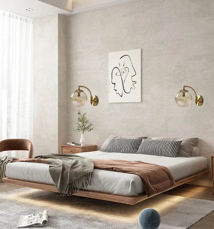 Lampe Murale en Verre Moderne - Éclairage Ambiant Élégant et Durable