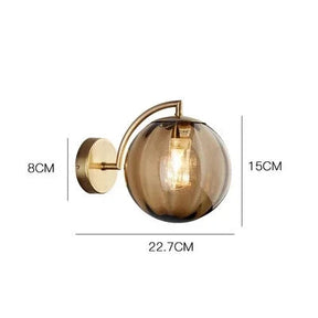Lampe Murale en Verre Moderne - Éclairage Ambiant Élégant et Durable