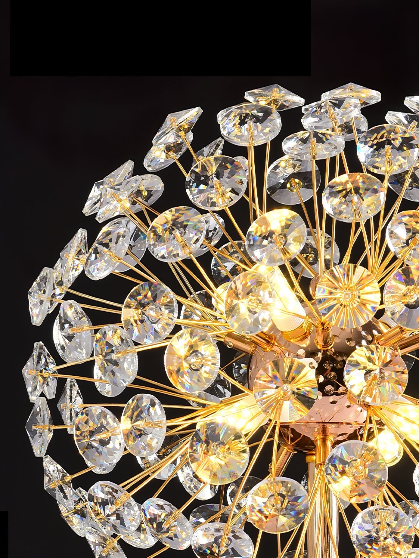 Lampe de Table en Cristal Pissenlit - Design Élégant et Raffiné pour Intérieur