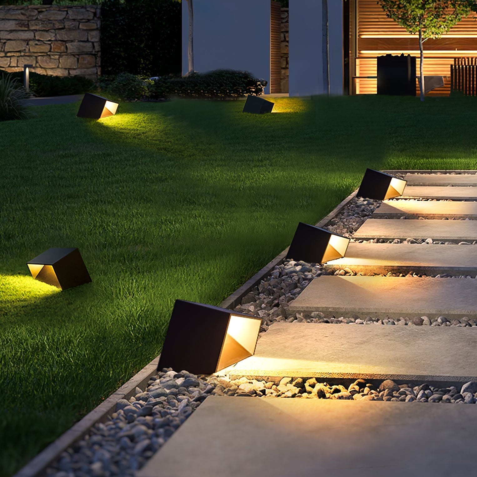 Lumière Solaire de Jardin - Éclairage LED Compact et Durable