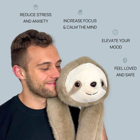 Coussin Anti-stress Doux - Câlins Apaisants pour Détente et Sommeil