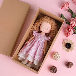 Poupée en Peluche à Habiller - Accessoires pour Jeu Créatif et Câlins
