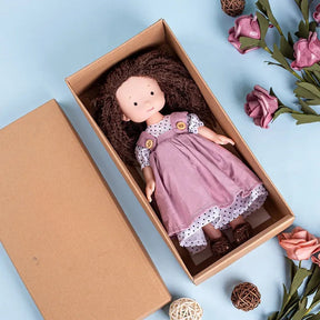 Poupée en Peluche à Habiller - Accessoires pour Jeu Créatif et Câlins