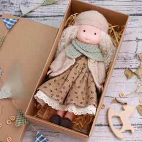 Poupée en Peluche à Habiller - Accessoires pour Jeu Créatif et Câlins