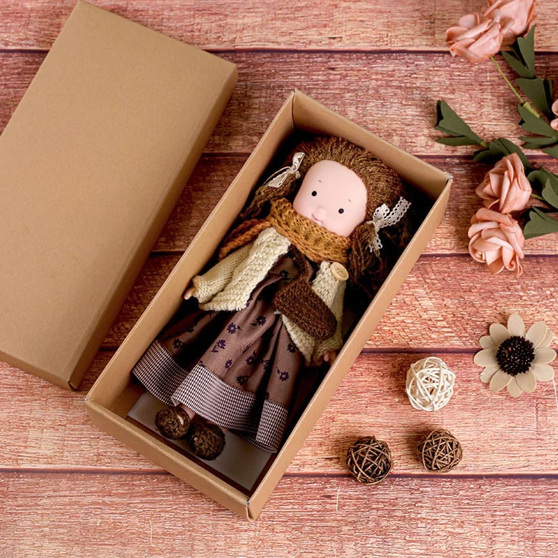 Poupée en Peluche à Habiller - Accessoires pour Jeu Créatif et Câlins