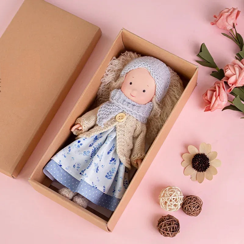 Poupée en Peluche à Habiller - Accessoires pour Jeu Créatif et Câlins