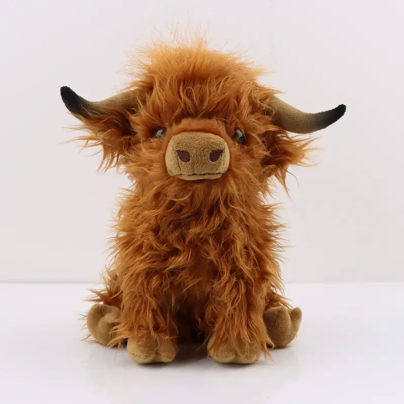 Vache en Peluche Douce - Compagnon Réconfortant pour Tous Âges