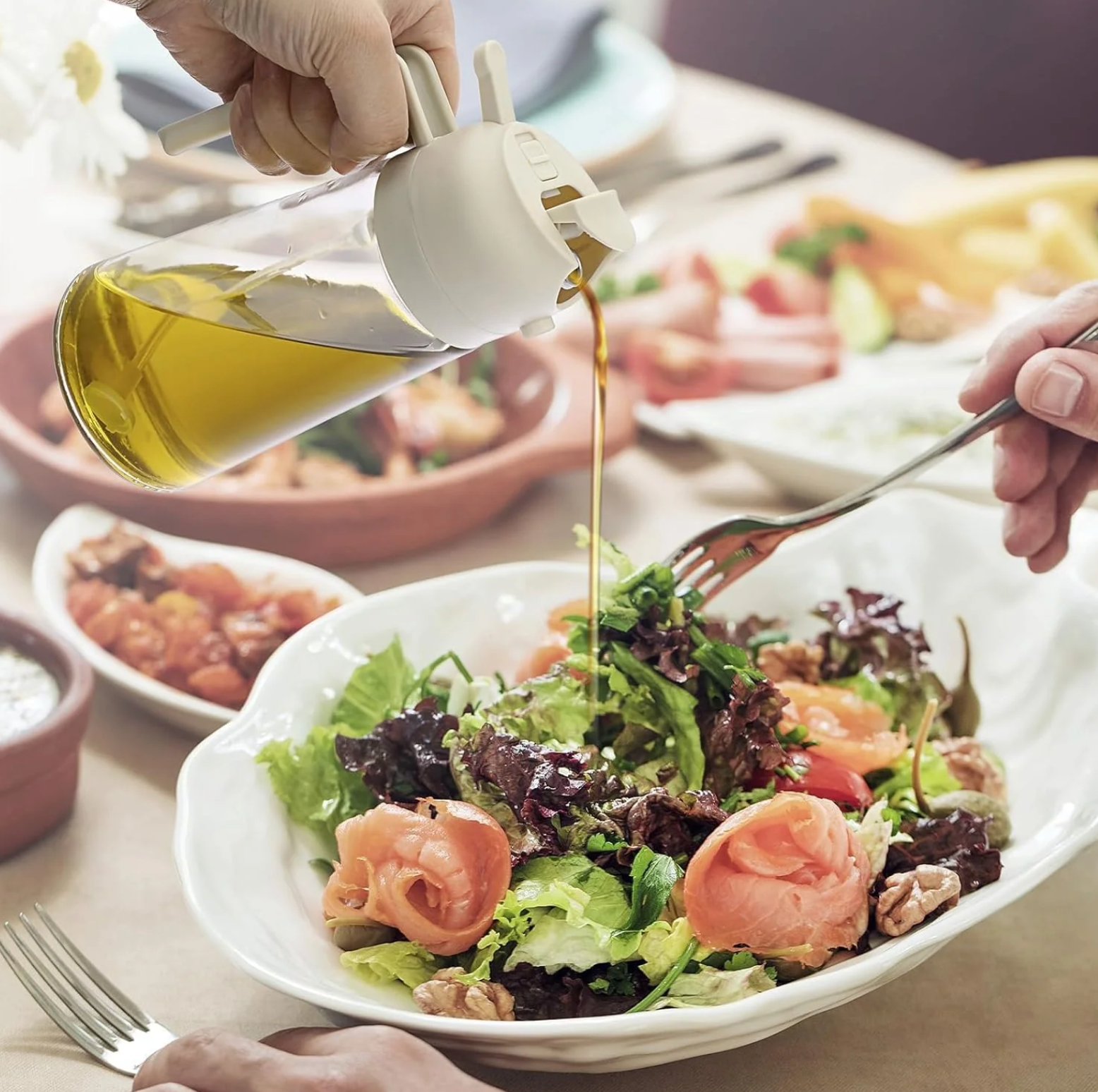Bouteille de Pulvérisation d'Huile - Précision et Économie d'Huile en Cuisine