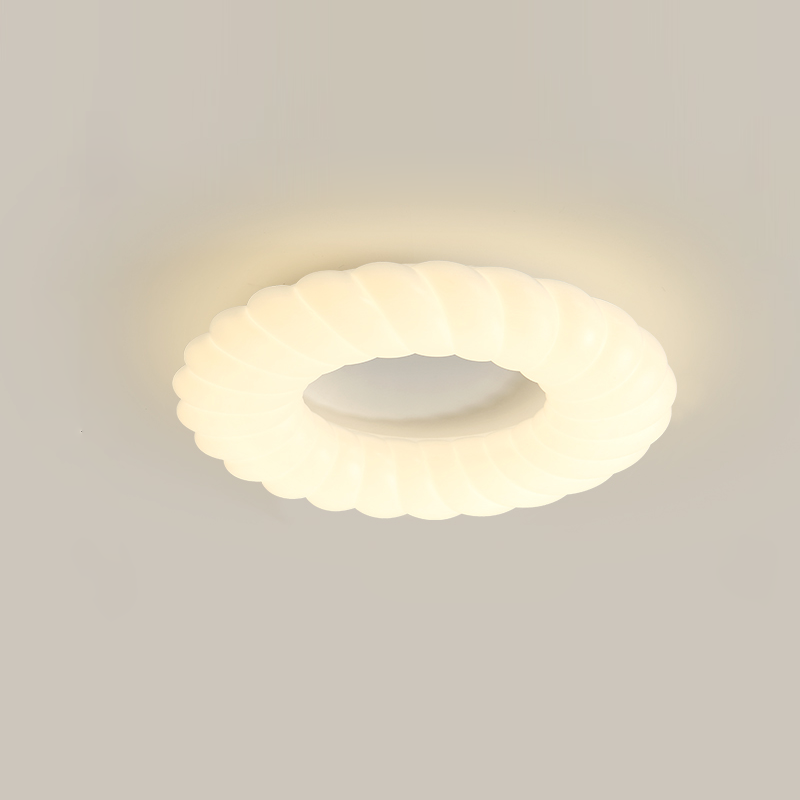 Lampe de Plafond Design Donut - Éclat Doux et Ambiance Magique