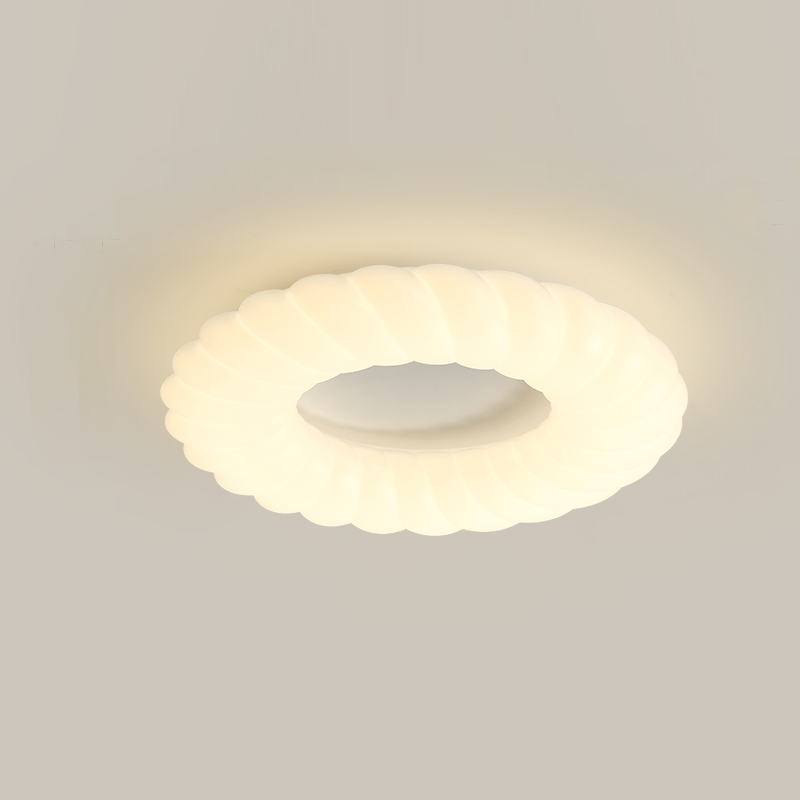 Lampe de Plafond Design Donut - Éclat Doux et Ambiance Magique