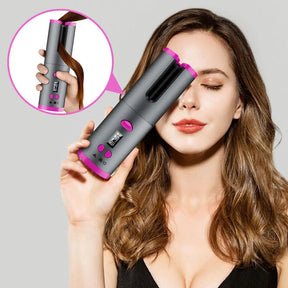 Fer à Friser Intelligent Sans Fil - Boucles Personnalisées et Soin Capillaire
