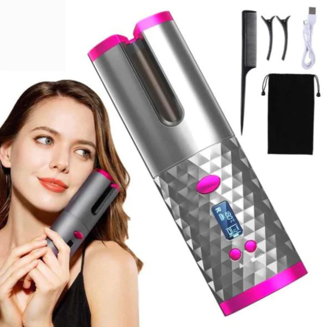 Fer à Friser Automatique Sans Fil - Boucles Parfaites À Tout Moment