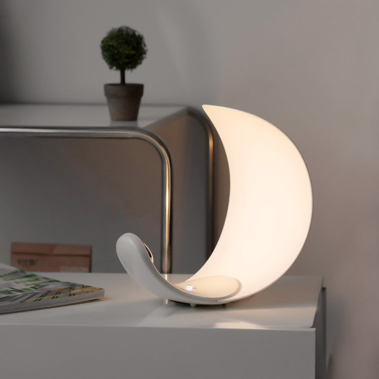 Lampe de Table Élégante en Spirale - Design Moderne et Lumière Apaisante