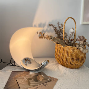 Lampe de Table Élégante en Spirale - Design Moderne et Lumière Apaisante