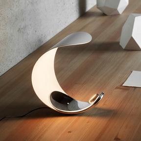Lampe de Table Élégante en Spirale - Design Moderne et Lumière Apaisante