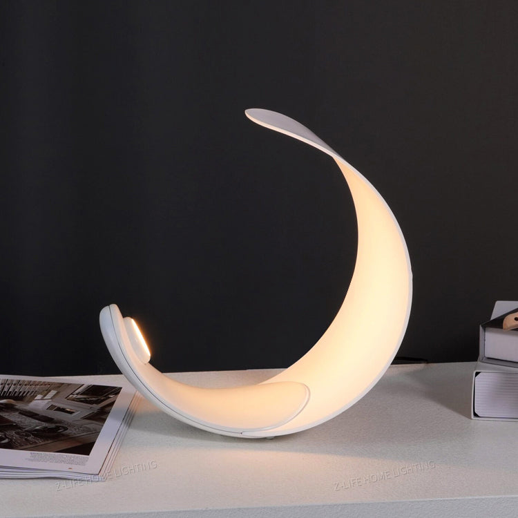 Lampe de Table Élégante en Spirale - Design Moderne et Lumière Apaisante