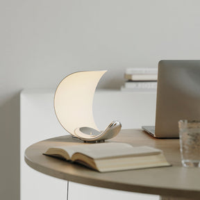 Lampe de Table Élégante en Spirale - Design Moderne et Lumière Apaisante