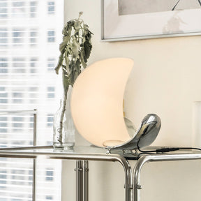 Lampe de Table Élégante en Spirale - Design Moderne et Lumière Apaisante