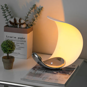 Lampe de Table Élégante en Spirale - Design Moderne et Lumière Apaisante