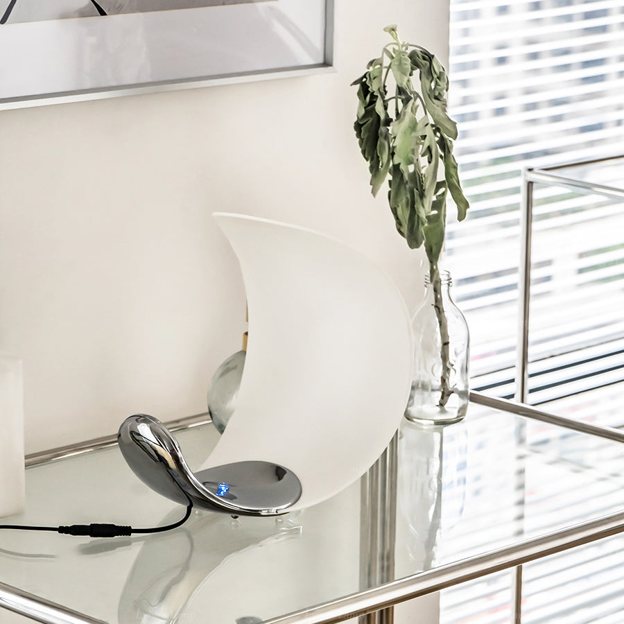 Lampe de Table Élégante en Spirale - Design Moderne et Lumière Apaisante