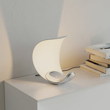 Lampe de Table Élégante en Spirale - Design Moderne et Lumière Apaisante