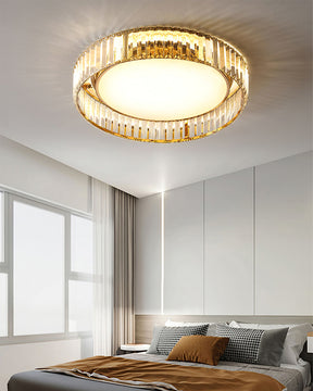 Plafonnier Moderne en Cristal - Design Élégant et Sophistiqué