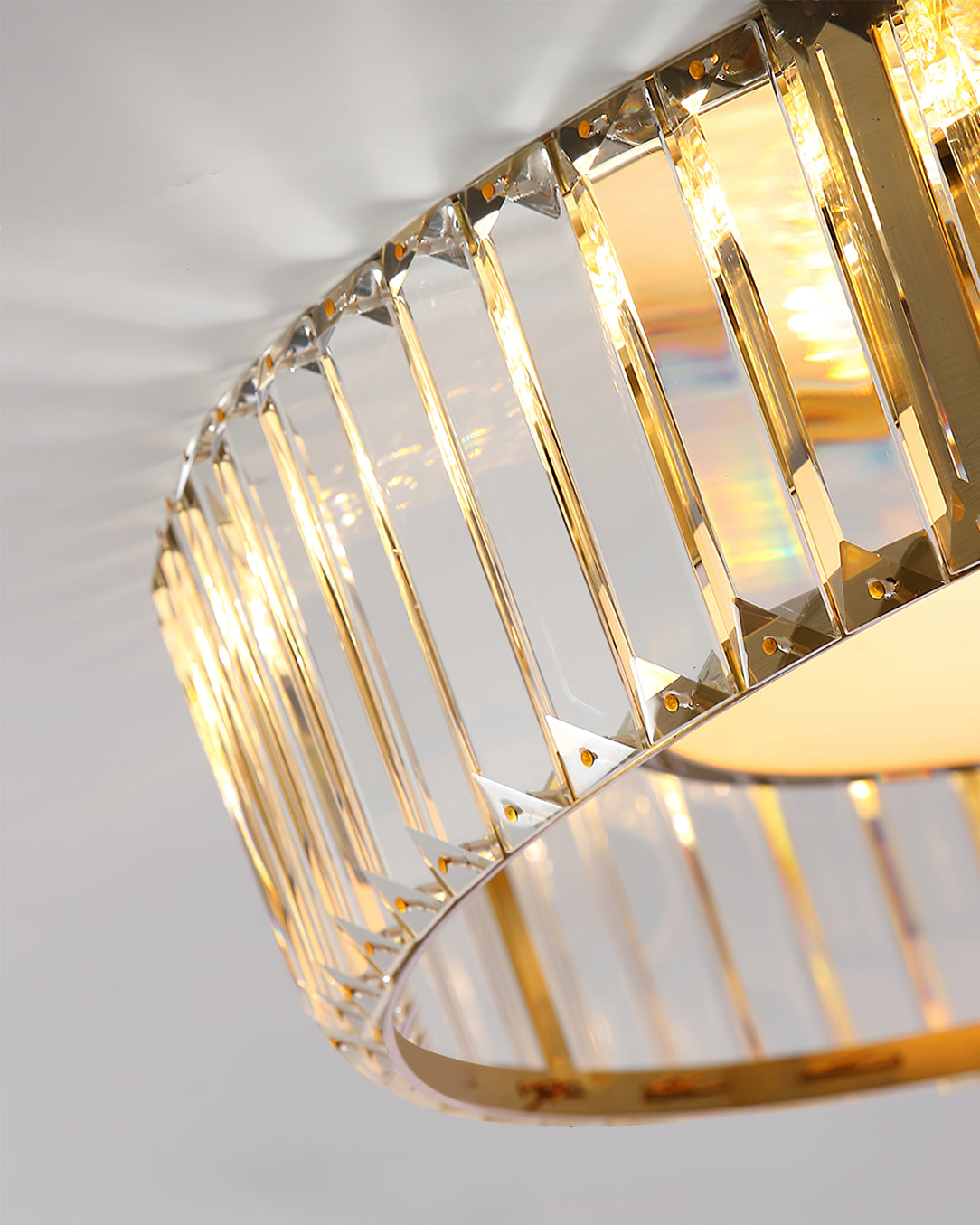 Plafonnier Moderne en Cristal - Design Élégant et Sophistiqué