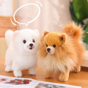 Jouet en Peluche Pomeranien - Douceur et Compagnie pour Enfants