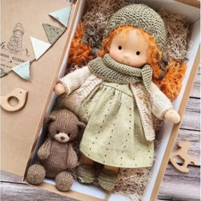 Poupée en Peluche en Coton - Douceur et Câlins pour Enfants
