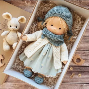 Poupée en Peluche en Coton - Douceur et Câlins pour Enfants