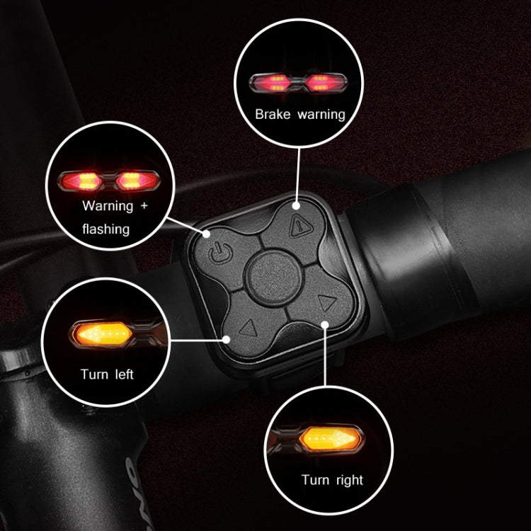 Feu Arrière de Vélo Intelligent - Sécurité Améliorée avec Télécommande