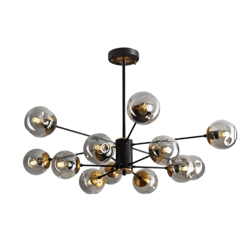 Lustre Scandinave en Cristal - Design Élégant et Contemporain