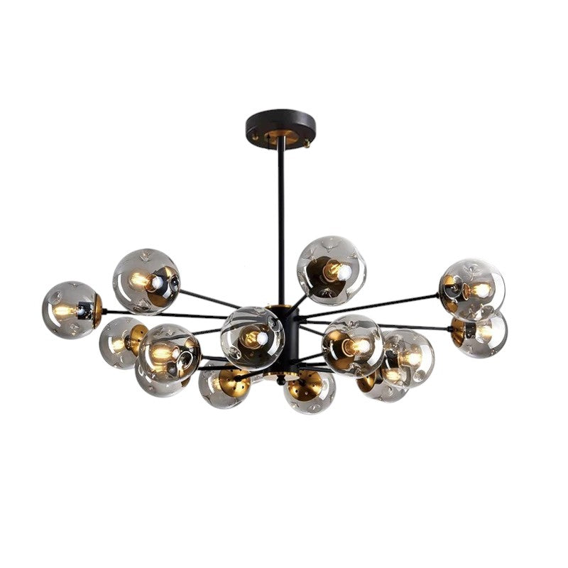 Lustre Scandinave en Cristal - Design Élégant et Contemporain