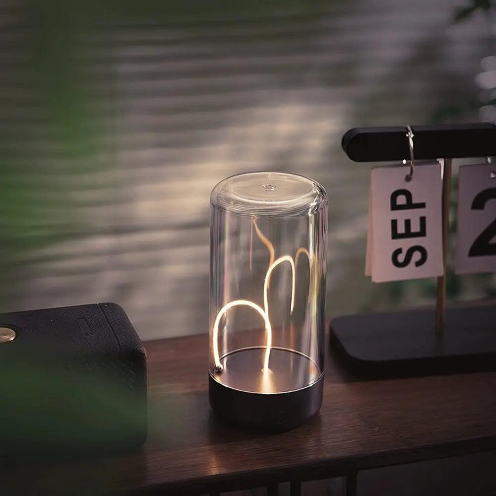 Lampe de Table Flexible et Moderne - Design Élégant et Fonctionnalité Sans Fil