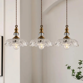 Lampe Suspendue en Verre - Charme Rétro et Élégance Moderne