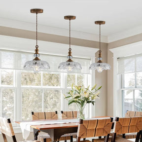 Lampe Suspendue en Verre - Charme Rétro et Élégance Moderne