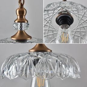Lampe Suspendue en Verre - Charme Rétro et Élégance Moderne