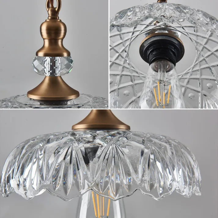 Lampe Suspendue en Verre - Charme Rétro et Élégance Moderne