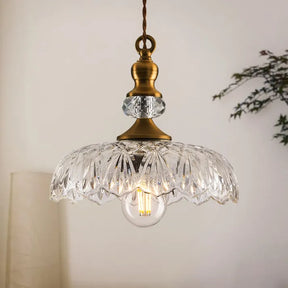 Lampe Suspendue en Verre - Charme Rétro et Élégance Moderne