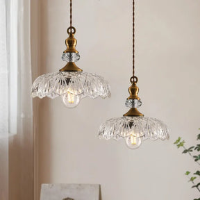 Lampe Suspendue en Verre - Charme Rétro et Élégance Moderne