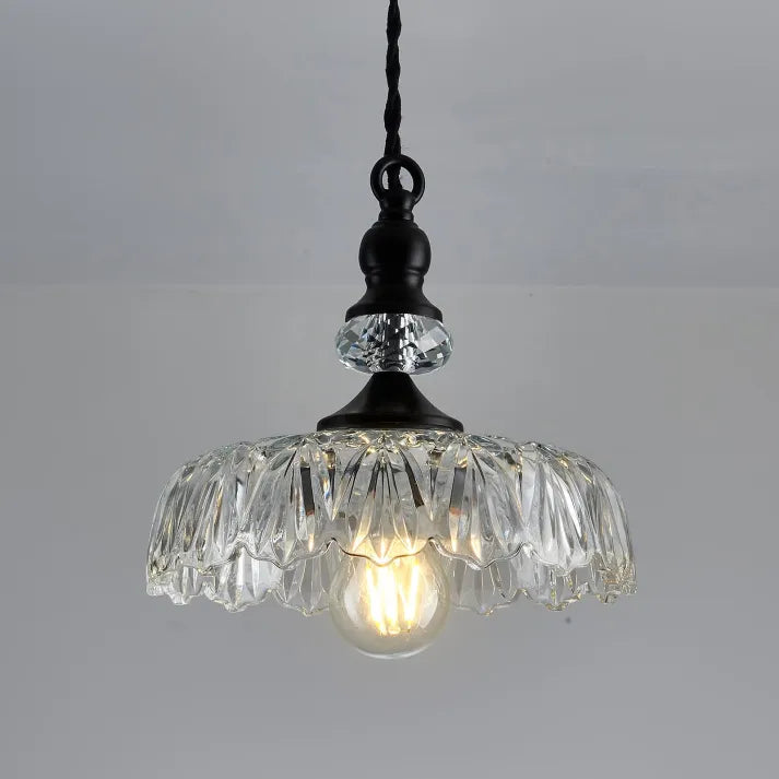 Lampe Suspendue en Verre - Charme Rétro et Élégance Moderne