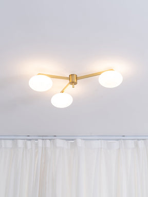 Plafonnier Art Déco en Verre - Élégance et Style pour Intérieur