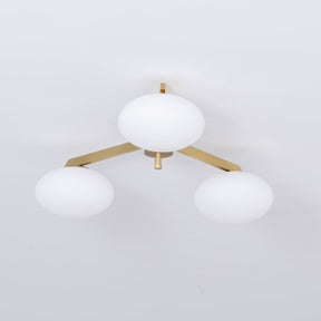 Plafonnier Art Déco en Verre - Élégance et Style pour Intérieur