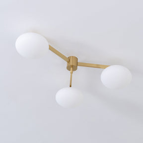 Plafonnier Art Déco en Verre - Élégance et Style pour Intérieur