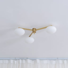 Plafonnier Art Déco en Verre - Élégance et Style pour Intérieur