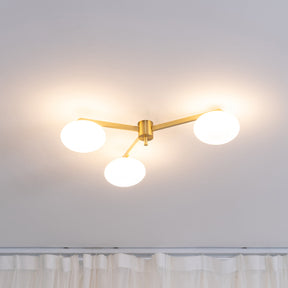Plafonnier Art Déco en Verre - Élégance et Style pour Intérieur
