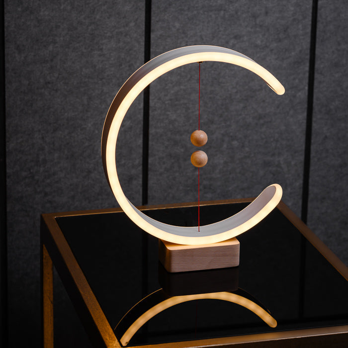 Lampe en Forme de Croissant - Éclairage Innovant et Élégant